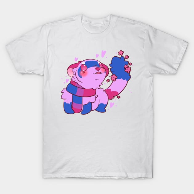 Little Bi Ferret T-Shirt by BubblegumGoat